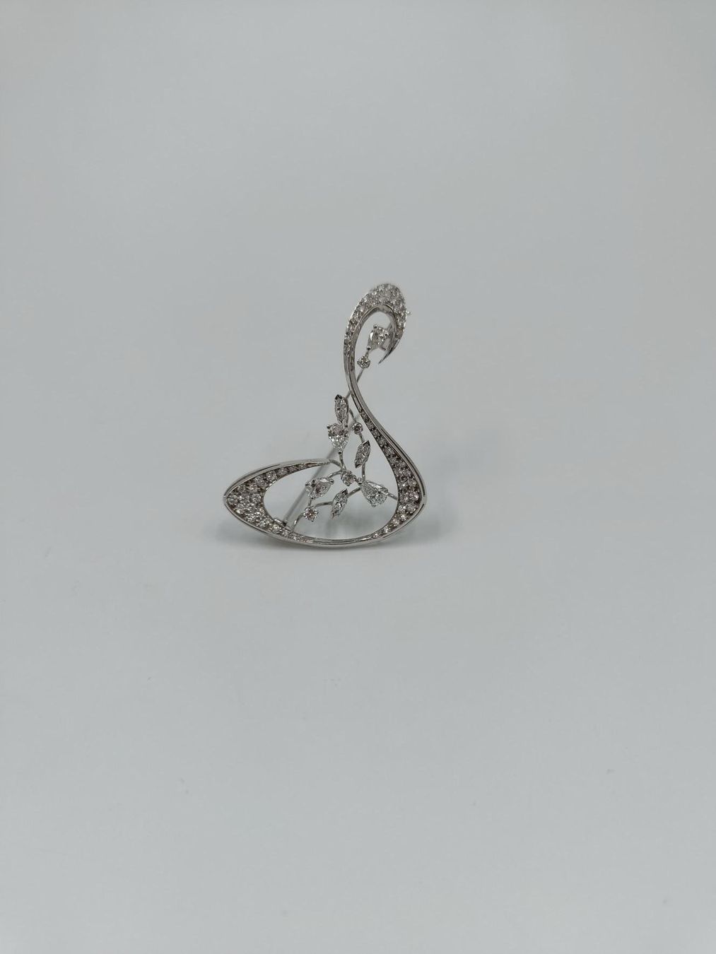 Spille & Fermagli: DIAMANT BROSCHE IN 750 WEISSGOLD – Usato da Luzern venduto da EdiGem 3