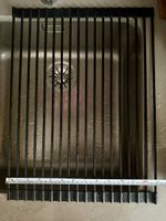 Roll-up Dish Drying Rack Black 44x33cm Used