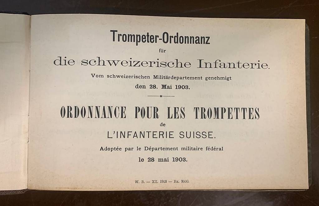 Livres: Trompeter Ordonnanz – D'occasion à Schwanden-Sigriswil par Bena 1