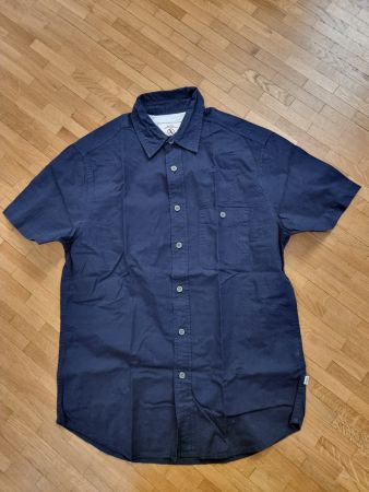 Chemise homme manches courtes Aigle bleue