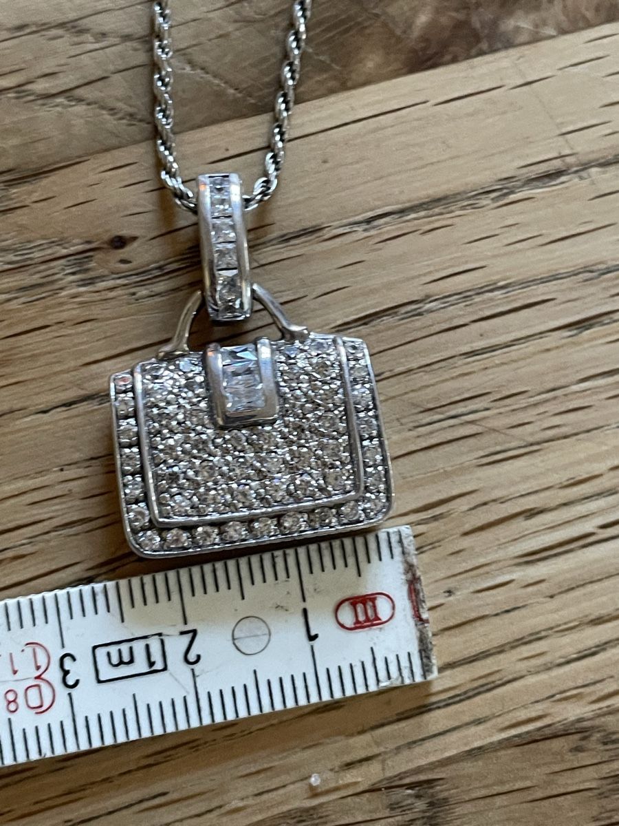 Catenine: Halskette mit Anhänger 925 Silber – Usato da Flawil venduto da Naphtali