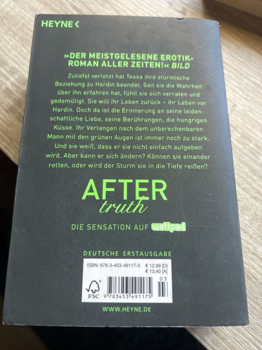 Libri: Anna Todd 4 Bücher aus der After Reihe – Usato da Fischenthal venduto da Victoria_fischenthal 2