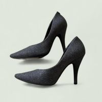 Acne Studios wool pumps in grey