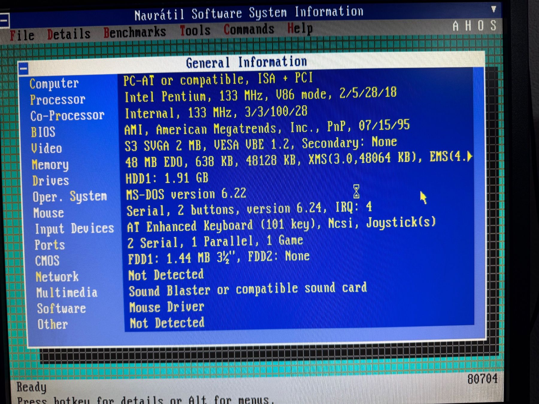 PC: Retro Computer Pentium 133MHz, 48MB RAM, 2GB HDD, SB16Pro – Usato da Sulgen venduto da thomas_comp 3