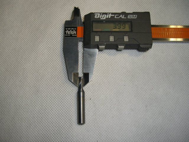 Xpress Professional HM Fräser Bit Mittelfein – Hartmetall, Schaft 2,35 Mm, Kopf 6 Mm, Querhiebverzahnt