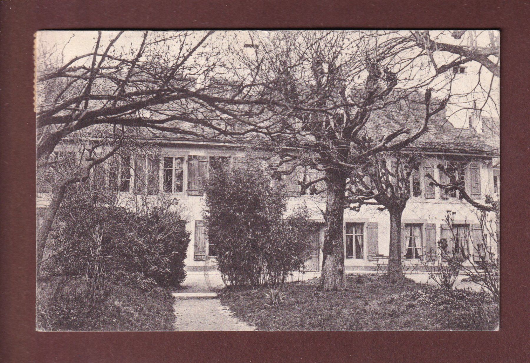 Cartes postales: ST. AUBIN - Une maison - 1923 – D'occasion à Pully par nicecards-shop