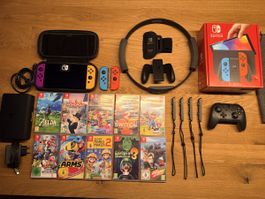Nintendo Switch OLED mit Zubehör