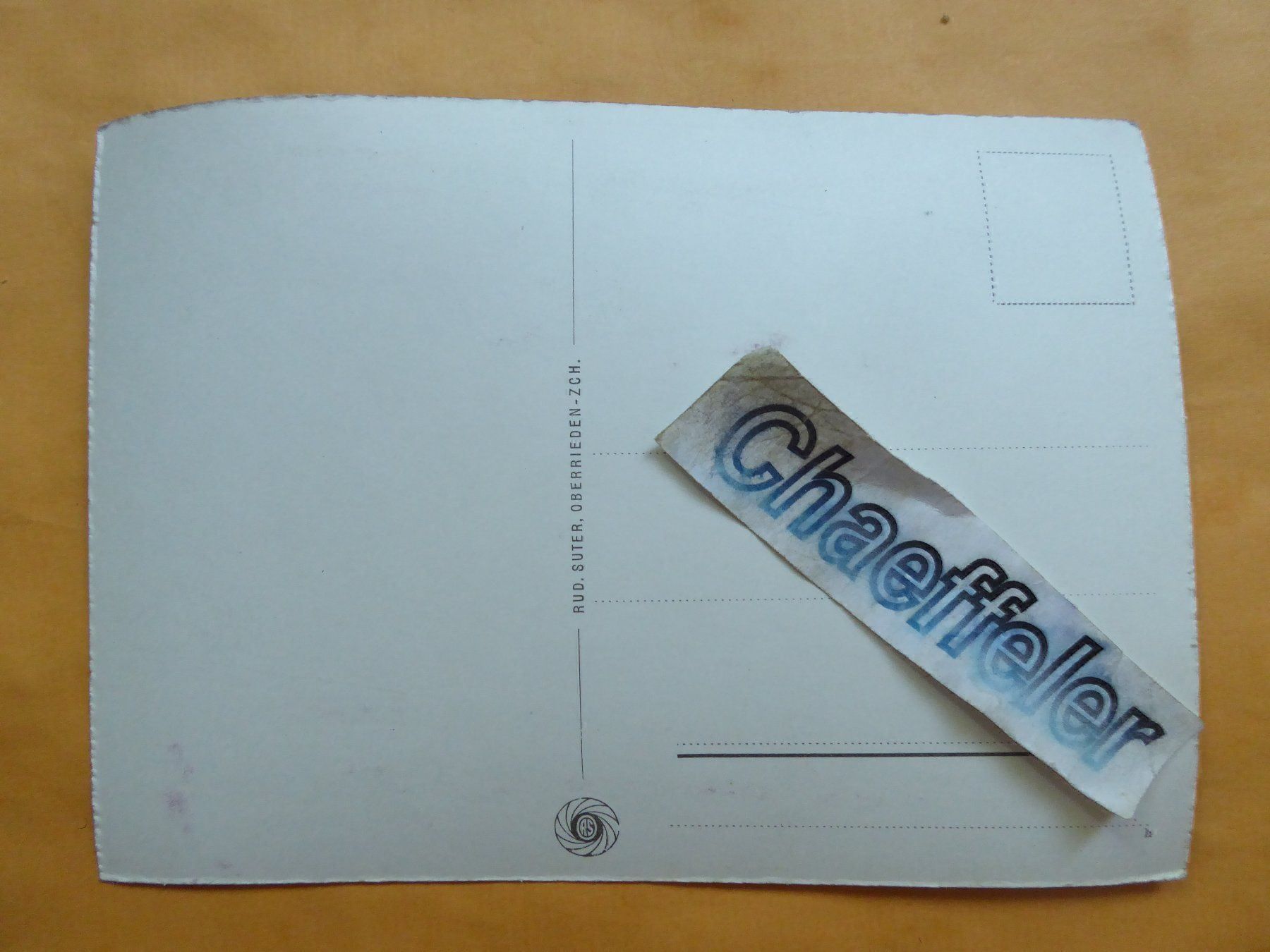 Cartoline postali: 12397 Samnau (Unter-Engadin) mit Muttler – Usato da Zürich venduto da Chaeffeler 1