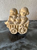 Figurine décorative - deux enfants dans un chariot.❤️. 48