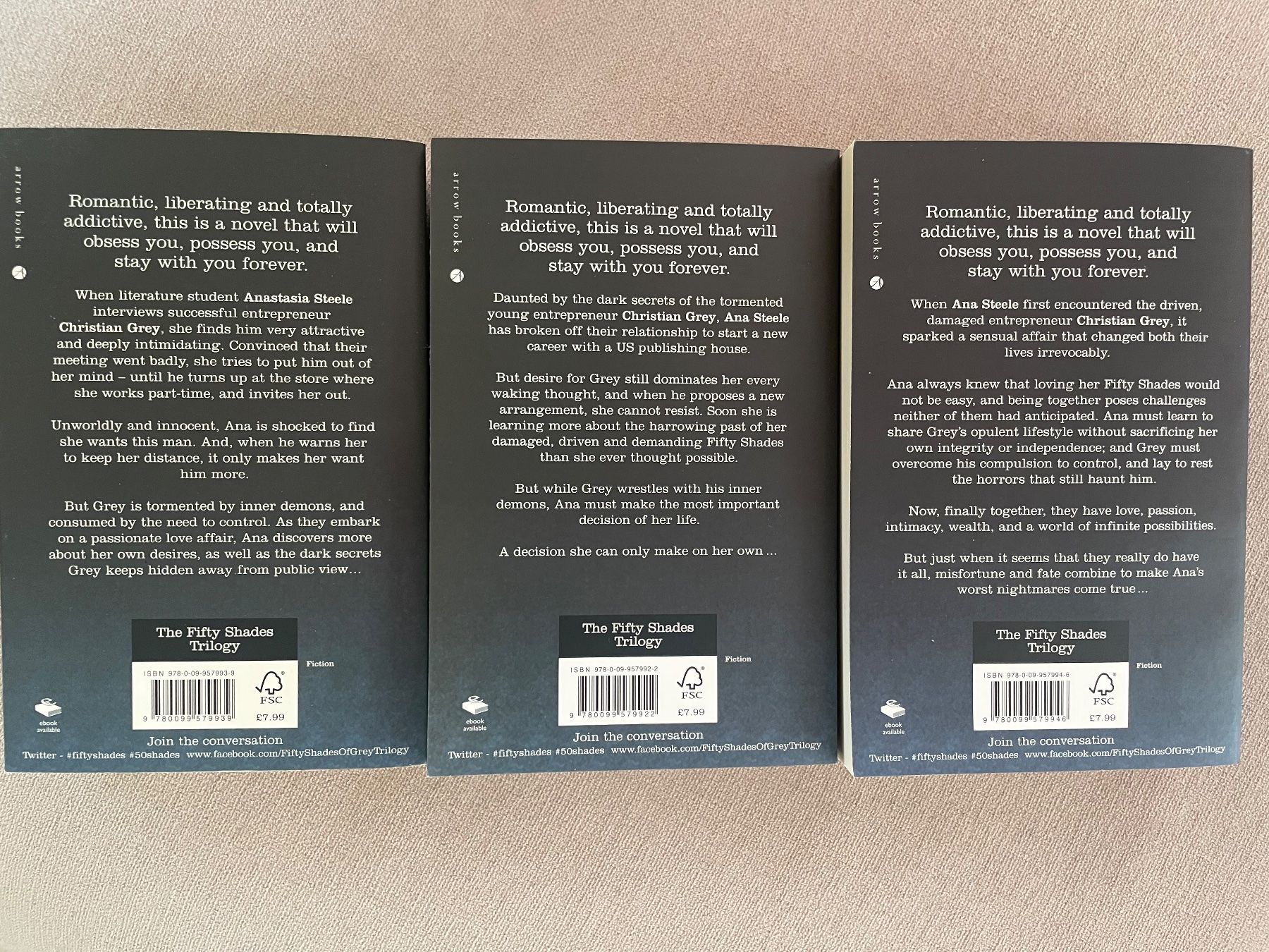 Libri: Fifty Shades Trilogie EL James – Usato da Nidau venduto da sve_2thh 2