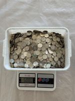 2000 x  50 Rappen Silbermünzen  Total 5 kg 1898 - 1967