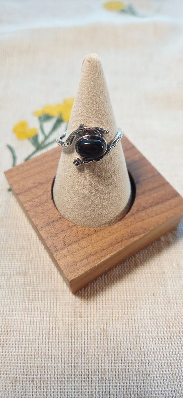 Anelli: NEW - S925 Hypersthene Ring (Adjustable) – Nuovo (secondo la descrizione) da Zürich venduto da cin_wcf6 3
