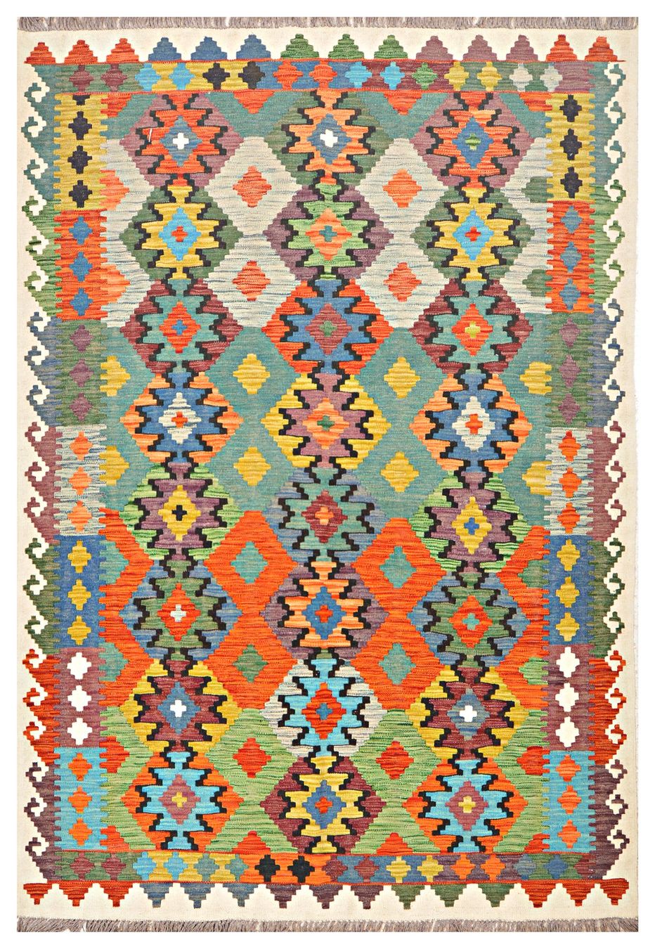 Kelim Tappeti: Oriente Kelim Teppich 170x240 Cm – Nuovo e nell'imballaggio originale da Lahore venduto da Fairways79 6