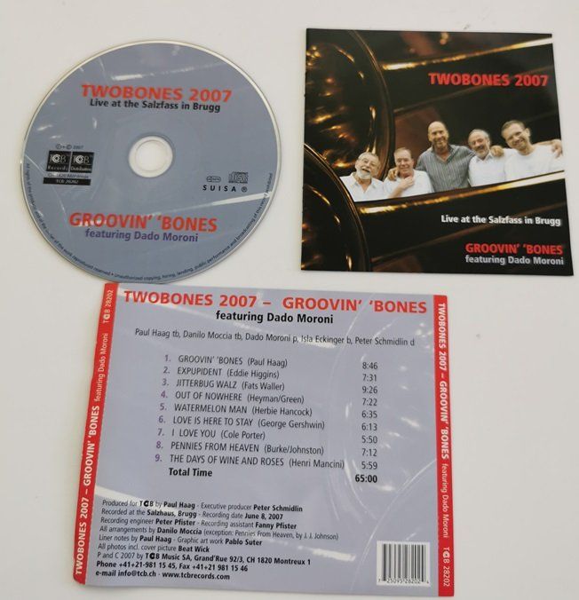 Groovin' 'Bones Featuring Dado Moroni – Twobones 2007 (CD) (Gebraucht ...