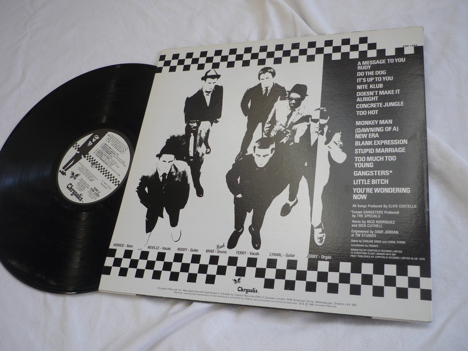 Dischi in vinile: 1x 12" Schallplatte - The Specials - Chrysalis - canada – Usato da Beringen venduto da Flatretriever 3