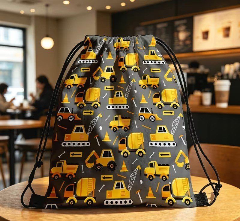 Zaini: Rucksack Baustelle Bagger Kran Kinderrucksack Kindergarten – Nuovo e nell'imballaggio originale da Dättlikon venduto da easythings 4