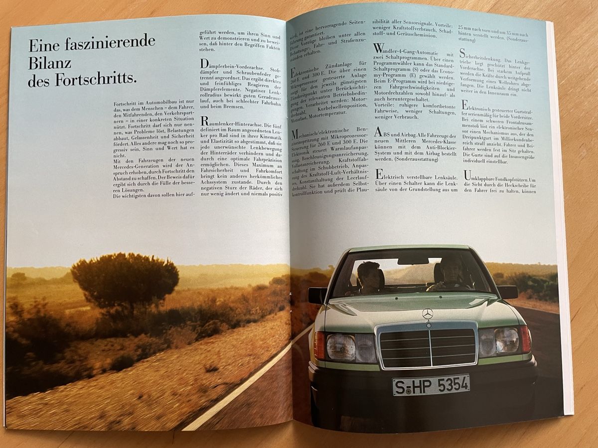Mercedes-Benz Documenti: Mercedes-Benz Modell 124 – Nuovo (secondo la descrizione) da Thun venduto da Pesche555 1