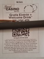 Grand Casino Bern  Gutschein für Eintritt + Drink bis 20.9.