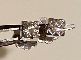 Ohrstecker 18K WG mit Diamanten