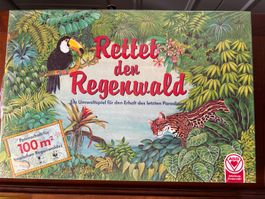 Rettet den Regenwald -vintage ASS Spiel 1992 *NEU in Folie*
