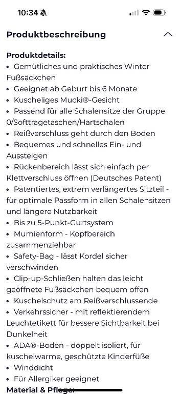 Schlafsäcke: Mucki® Fusssack – Gebraucht aus Belp von sabadesign 3