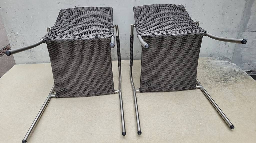 Sedie: 2 schöne Gartenstühle / Stühle stapelbar – Usato da Zofingen venduto da Loop_ReSale 4