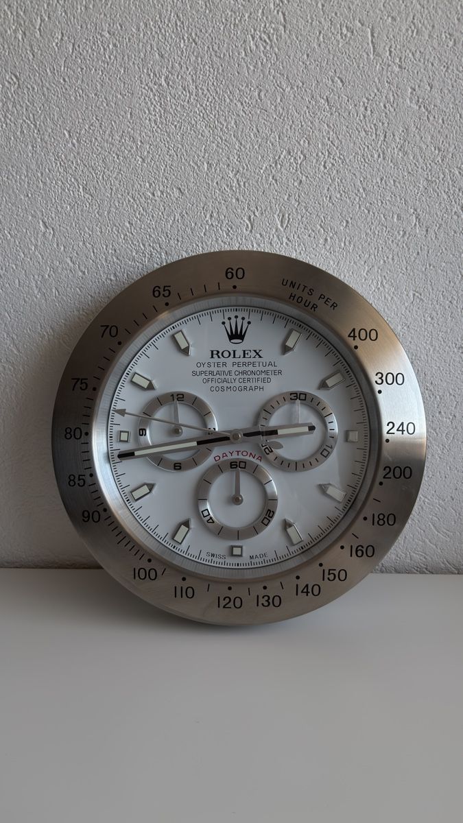 Rolex Stand- & Wanduhren: Horloge murale Daytona décorative 34cm – Neu (gemäss Beschreibung) aus Vevey von diogodasilva_