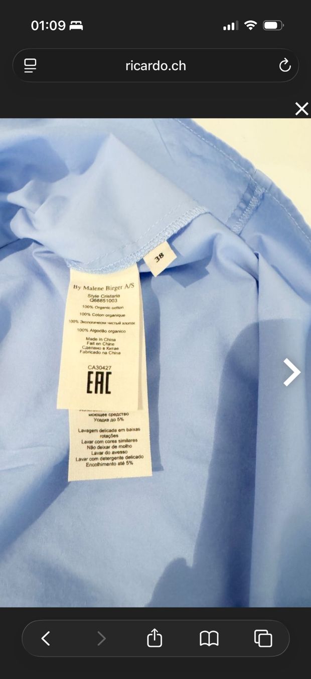 Malene Birger Blusen: Malene Birger Bluse 38 – Gebraucht aus Zürich von iva_7658 2
