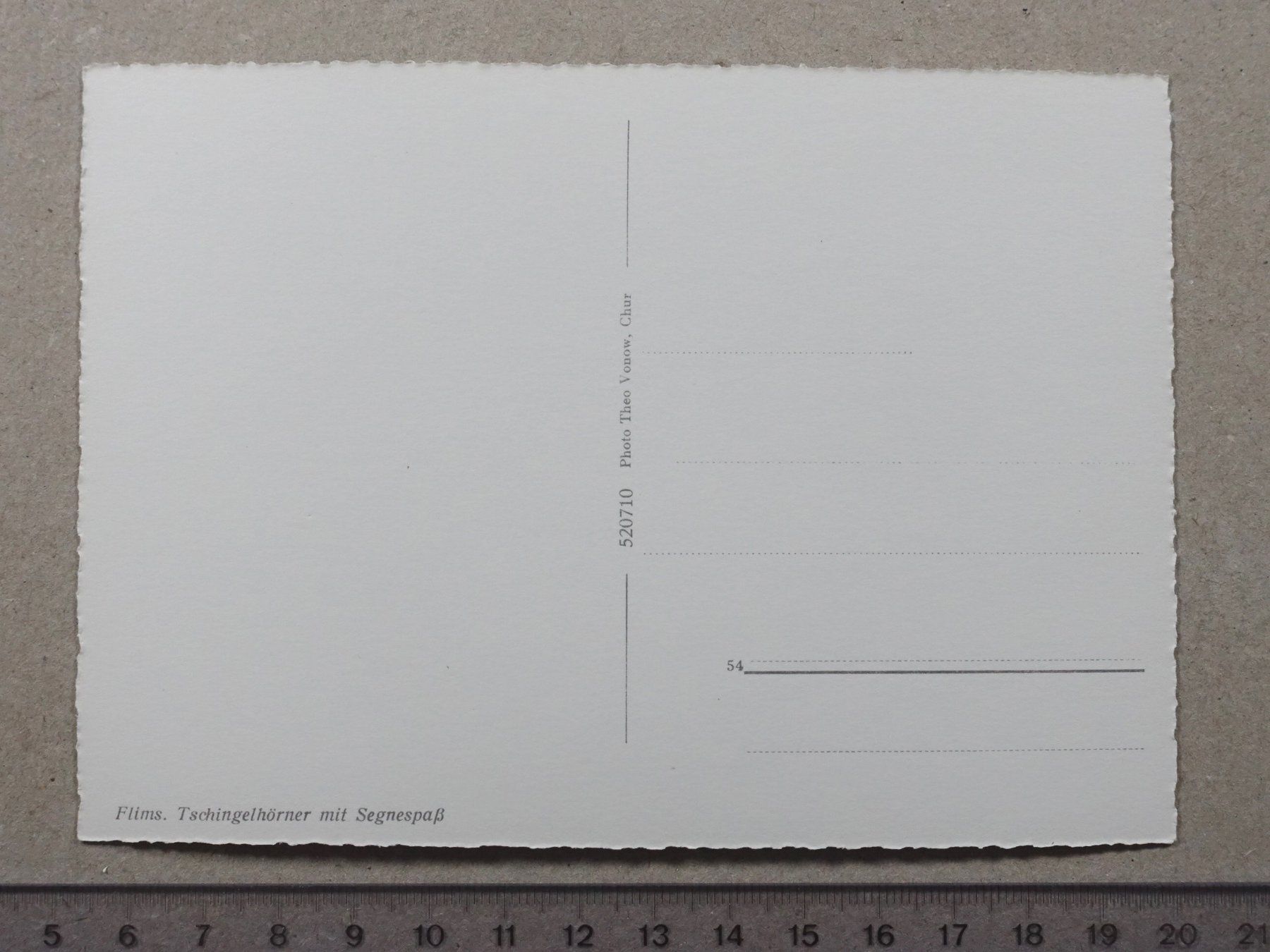 Cartoline postali: Flims, Tschingelhörner, Segnespass – Usato da Lenzburg venduto da fh1 1