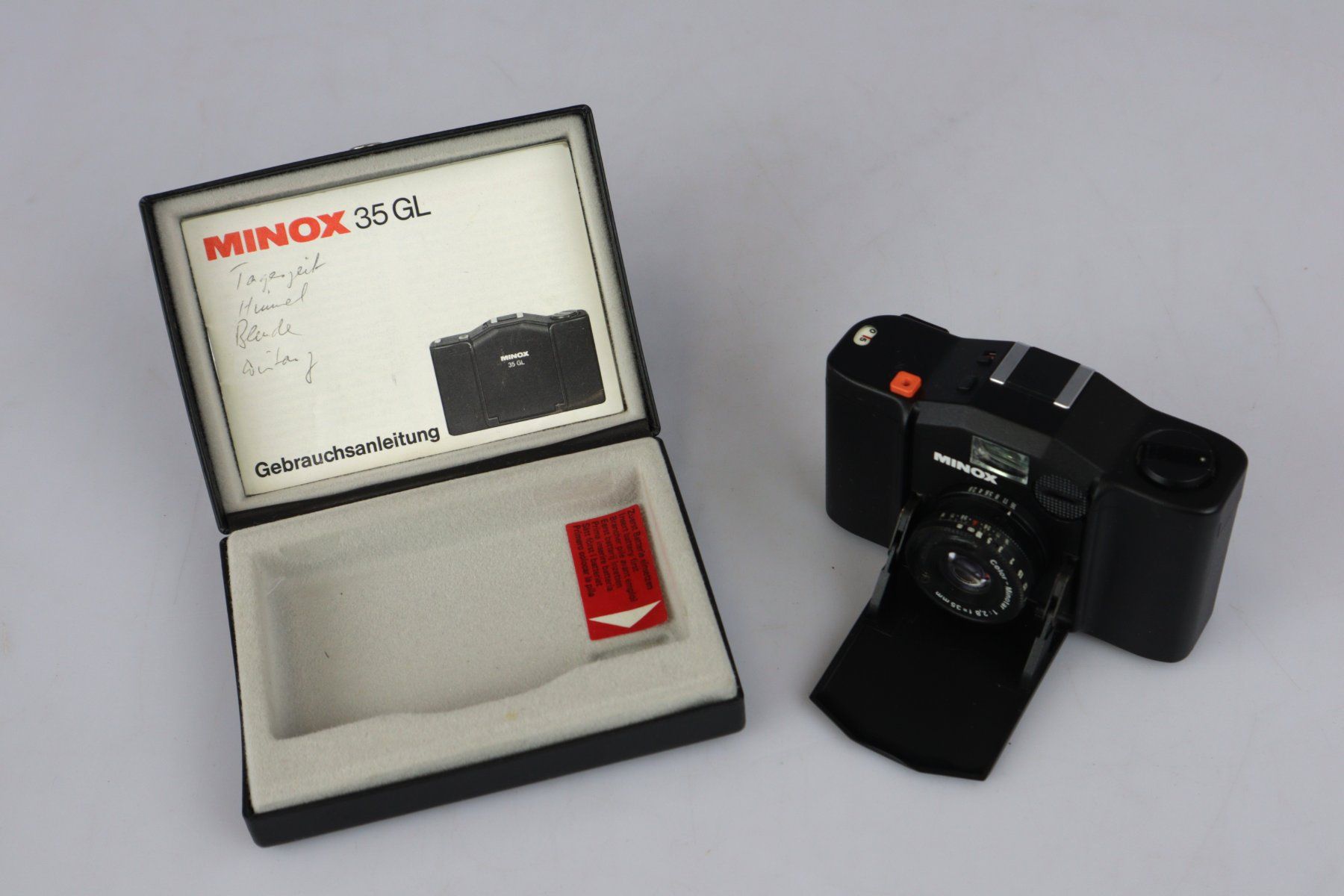 Minox Fotocamera: MINOX 35 GL & FC 35 Blitzgerät – Usato da Volketswil venduto da brockipfannenstil