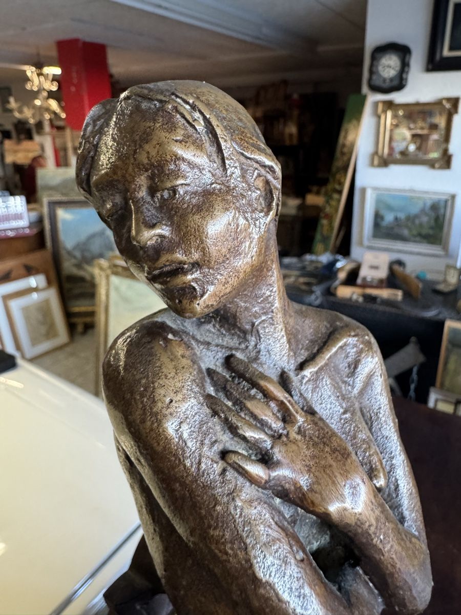 Skulpturen & Statuen: Leonardo Lucchi Skulptur Bronze Original  40 cm  – Gebraucht aus Frasnacht von Kulturpalast 2