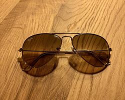 Ray-Ban Sonnenbrille - RB3025 AVIATOR LARGE METAL 001/3E