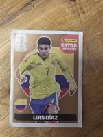 Extra Sticker Luis Diaz Panini WM 2026 gold  Schweiz 🇨🇭