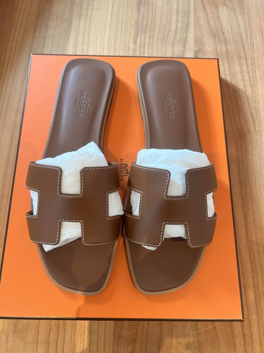 Hermès Scarpe da donna: NEU Hermes Oran 38 classic sandal – Nuovo e nell'imballaggio originale da Zollikon venduto da cat_p589