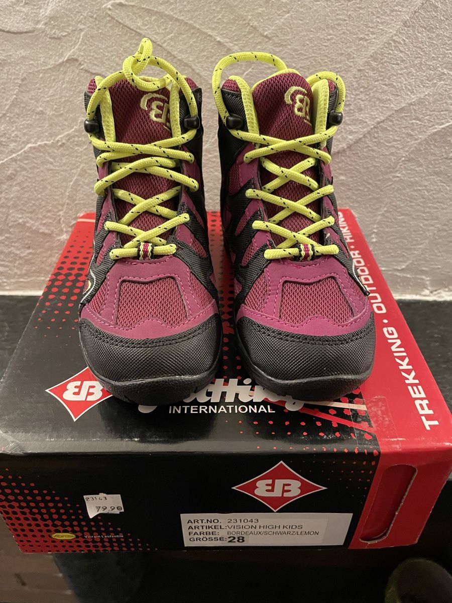 Scarpe per ragazzi: Kinder Wandernschuhe neu 28 – Nuovo e nell'imballaggio originale da Rueras venduto da frausnow12