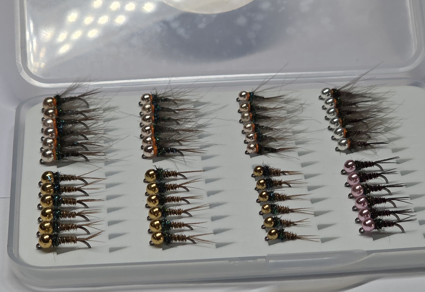 Esche: Box mit 48 Tungsten Nymphen – Nuovo (secondo la descrizione) da Degersheim venduto da HookedOnTheFly 2