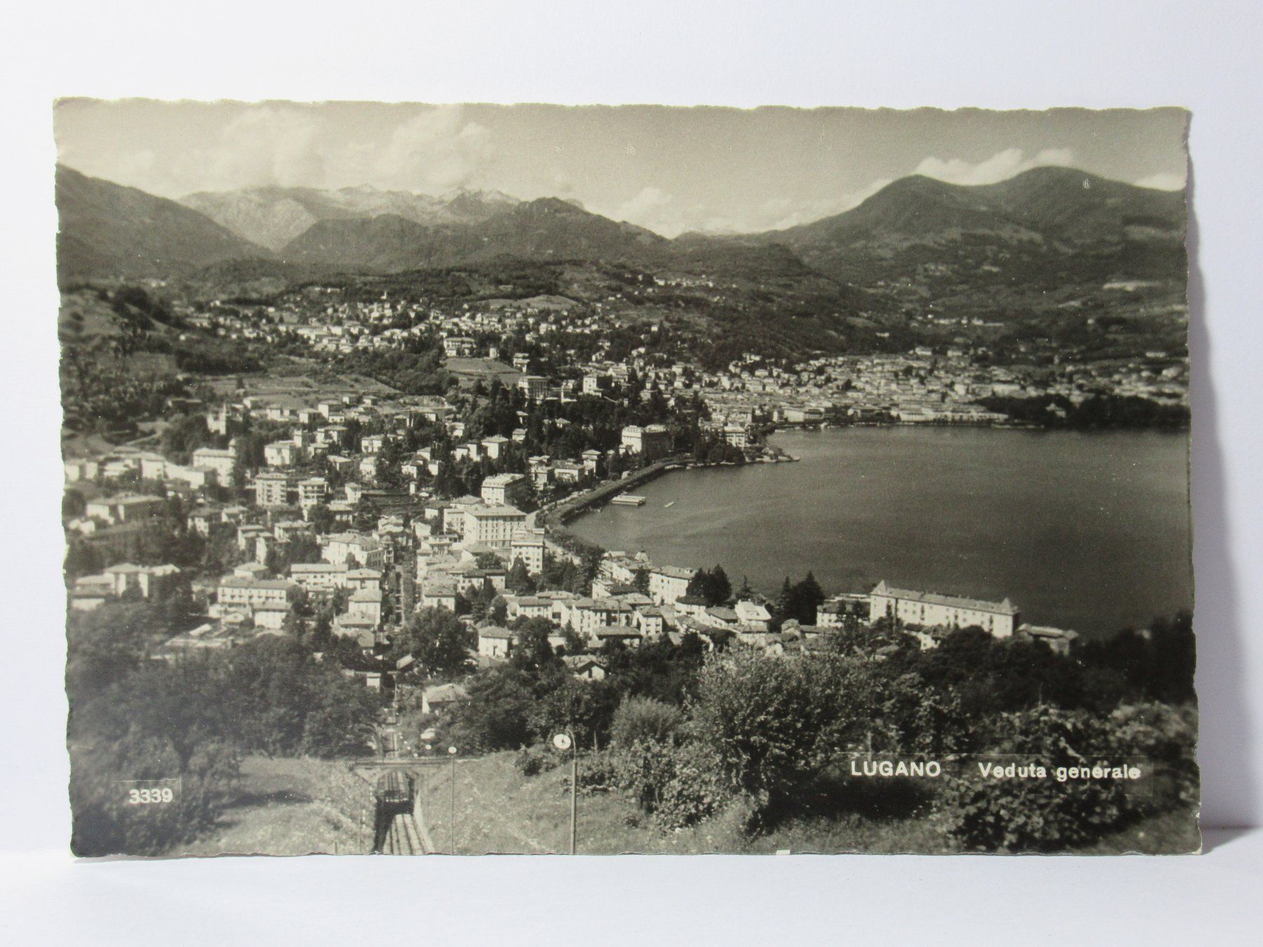 Ansichtskarten: Lugano  1947 – Gebraucht aus Grenchen von Bluemchen1900