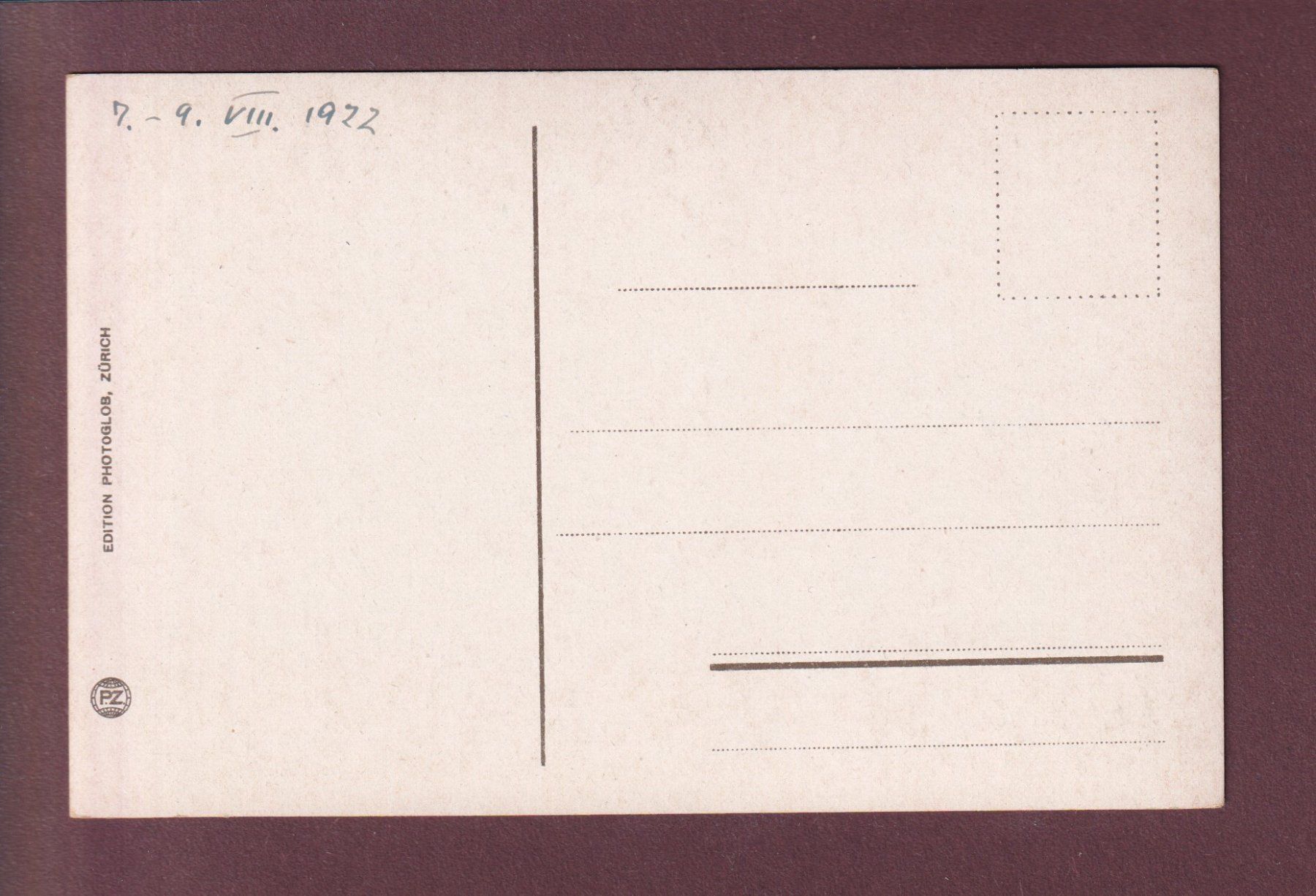 Cartoline postali: ZÜRICH-SEE - Landesmuseum – Usato da Pully venduto da nicecards 1