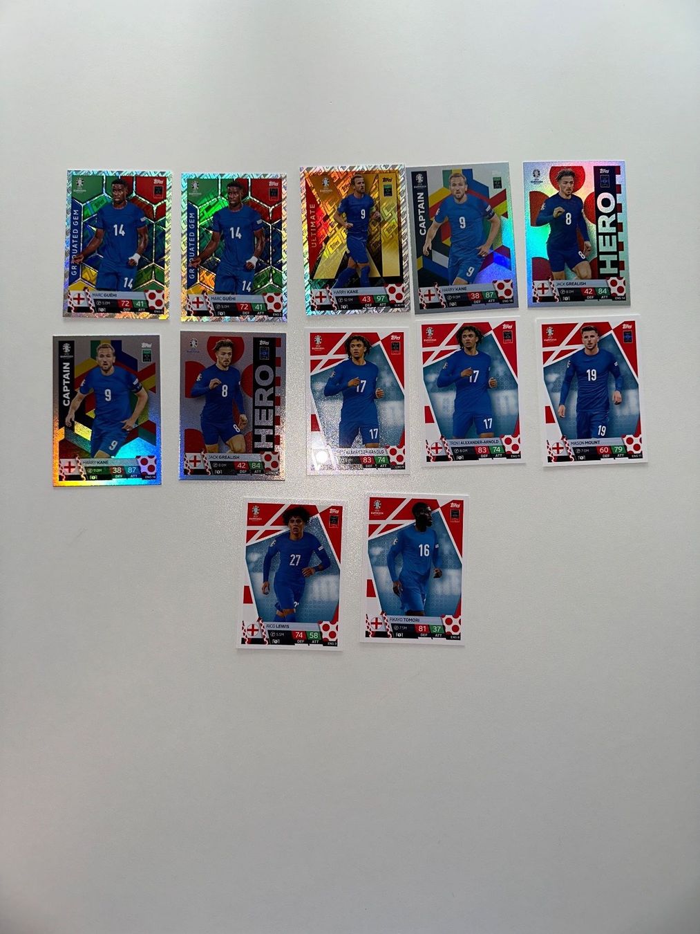 Topps Sammelbilder & Trading cards: Topps EM Karten England – Neu (gemäss Beschreibung) aus Binningen von joe_6bf6