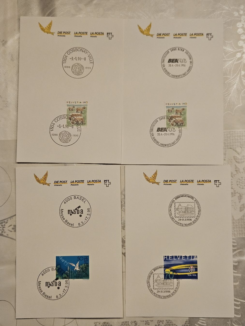 Tutti i francobolli: Schweizer Briefmarken Ersttagsbriefe 96 15 stk – Usato da Wil ZH venduto da Bossi73 2