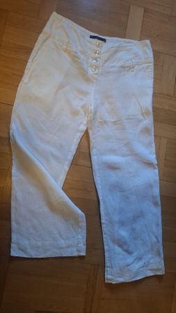 Damenhose weiss Grösse M Leinen .. Indien Kauf