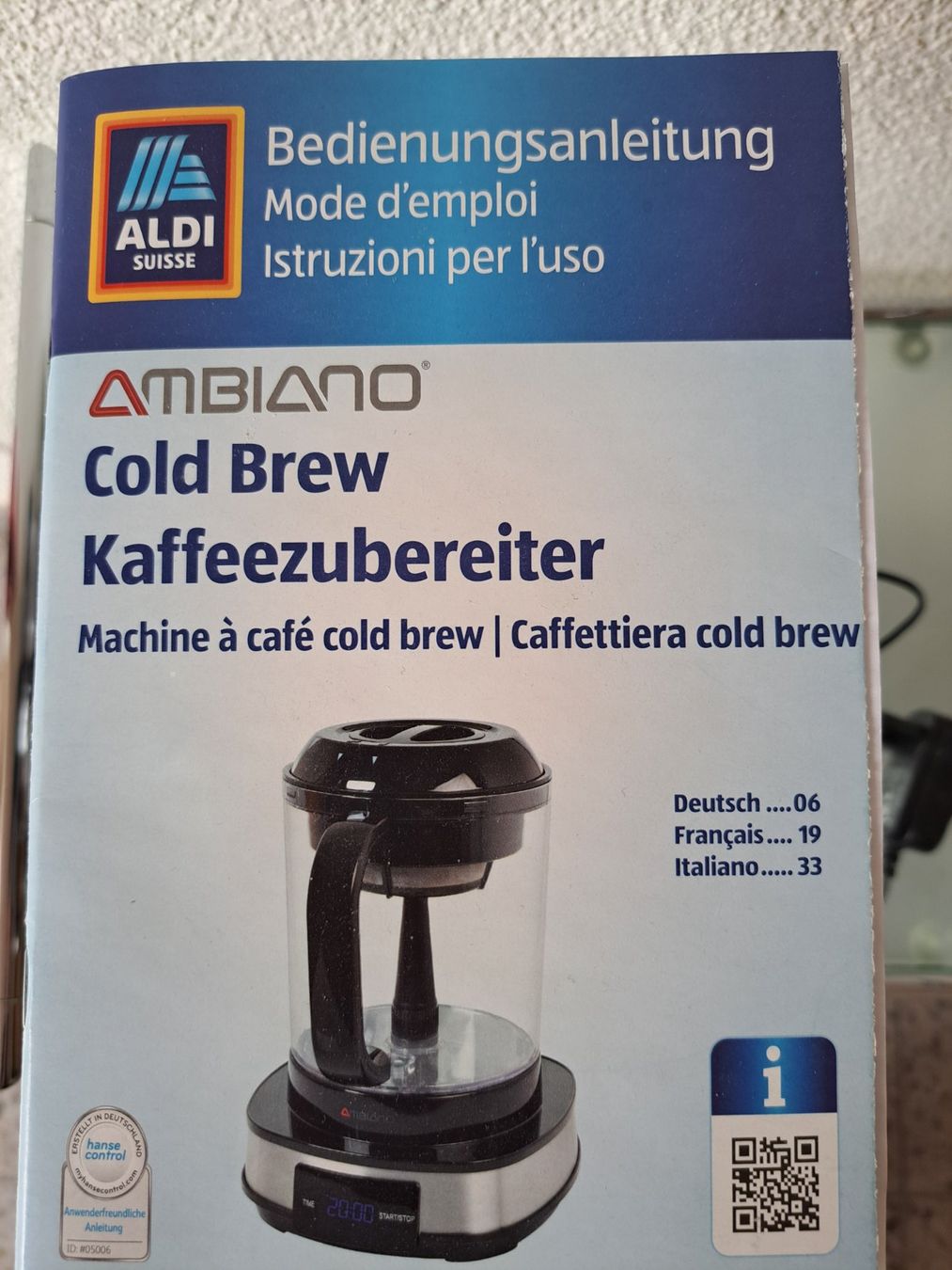 Macchine per caffè & Macchine per espresso: Kaffeezubereiter  Ambiano – Usato da Willisau venduto da afb123 1