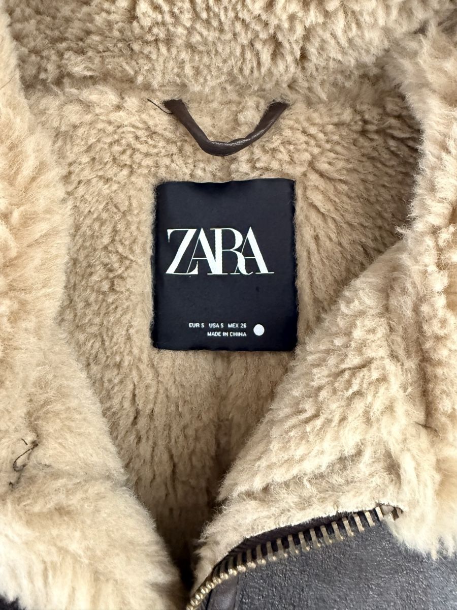 Zara Giacche: Zara Jacke braun Kunstleder, Teddyfutter – Nuovo (secondo la descrizione) da Bad Ragaz venduto da Yudi_27 2