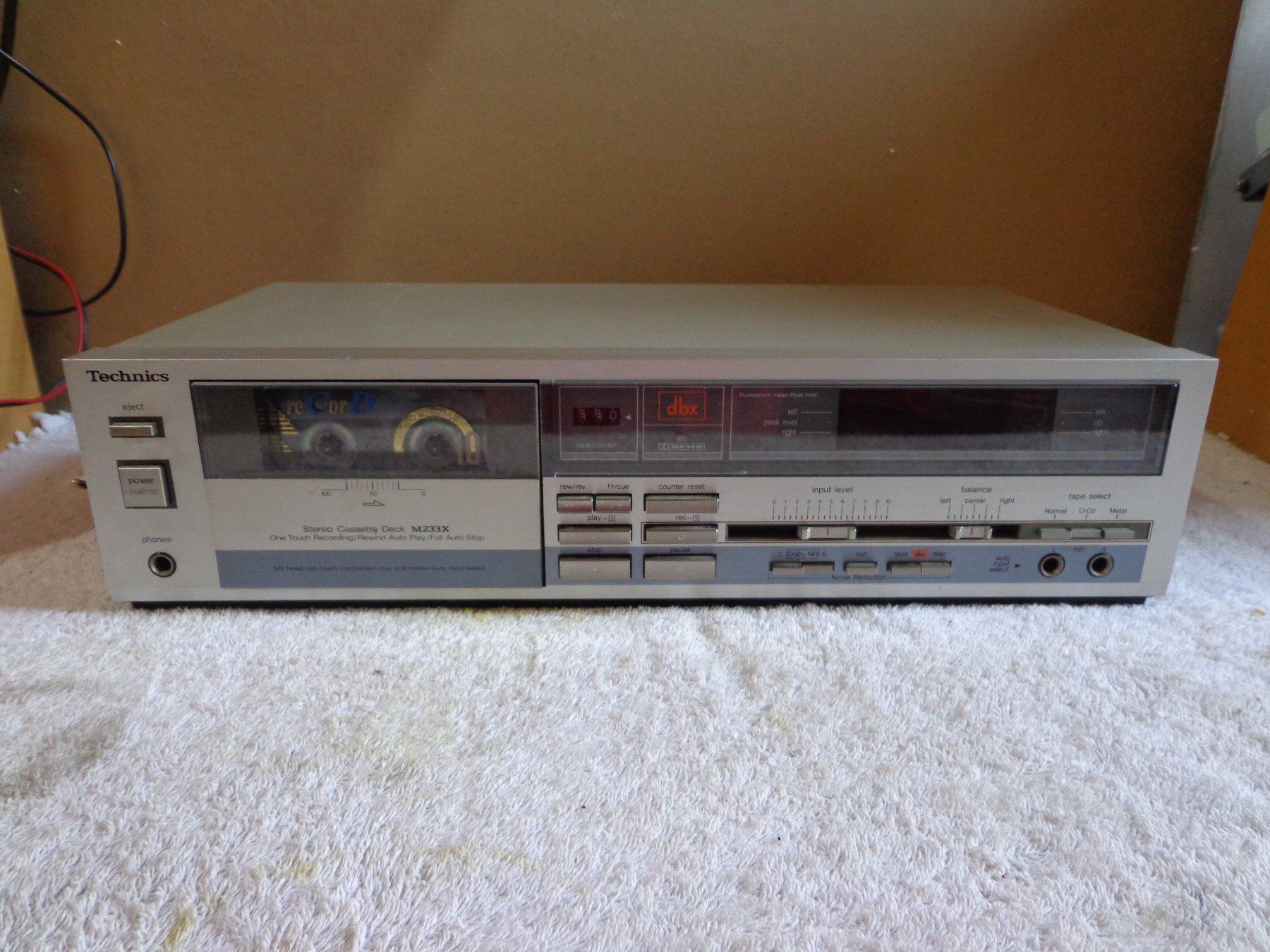 Technics Registratori: Technics Stereo Cassette Deck M233X guter Zustand – Usato da Ligornetto venduto da Faffarel