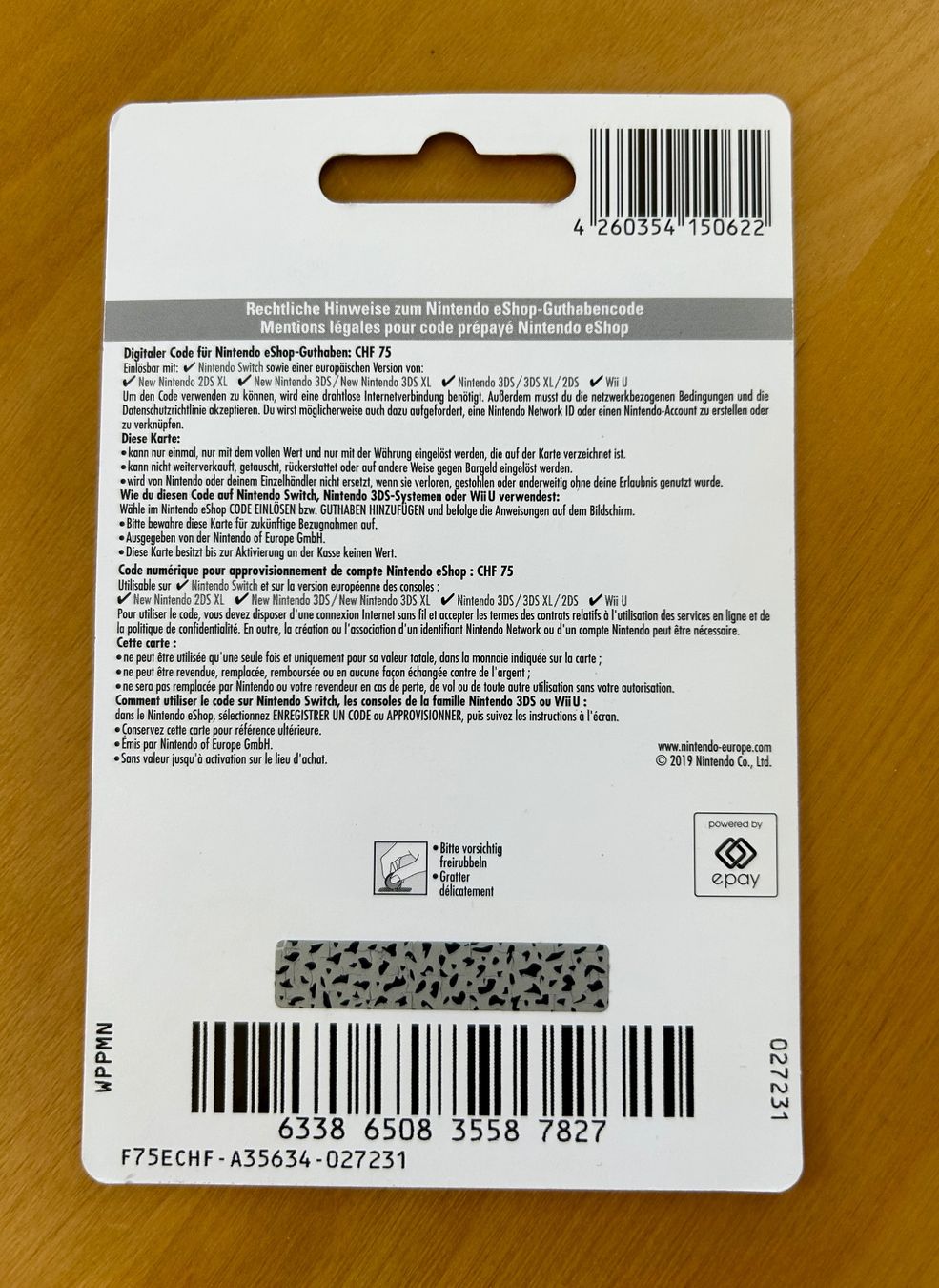 Nintendo Giochi: Nintendo Spiel Guthaben – Nuovo e nell'imballaggio originale da Rothrist venduto da szc_9dg5 1