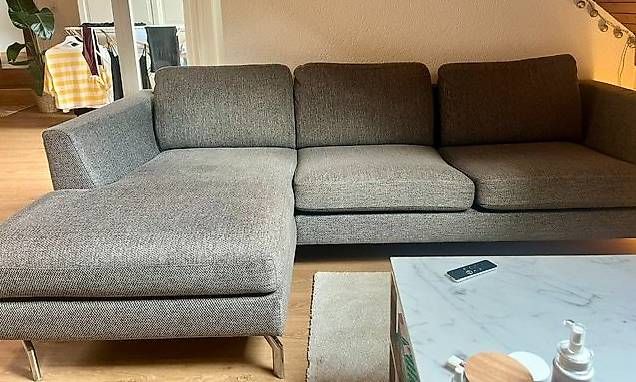 Divani: Gebrauchtes, bequemes Pfister-Ecksofa, grau meliert – Usato da Zürich venduto da han_d7cr 1
