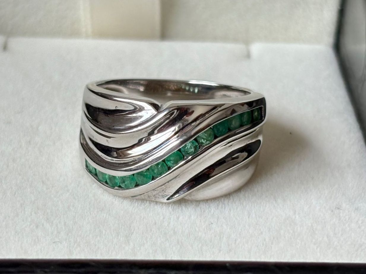 Ringe: Smaragd Silberring, 925, Gr. 60 – Neu (gemäss Beschreibung) aus Brugg AG von lau_9rvy