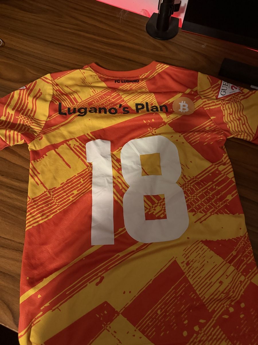 Canottiere & Pantaloni: Fc Lugano Trikot Nr18 – Usato da Langenthal venduto da N4900 1