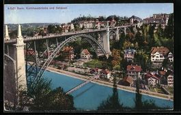 AK Bern, Kornhausbrücke und Schänzli