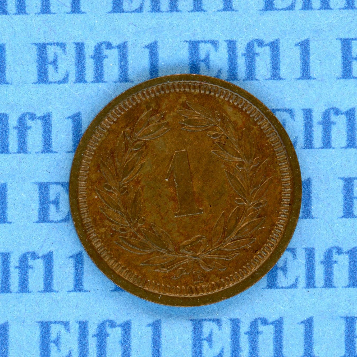 Tutti le monete: CHF___0.01 1887 unz 1 Rappen – Usato da Widnau venduto da Elf11 1